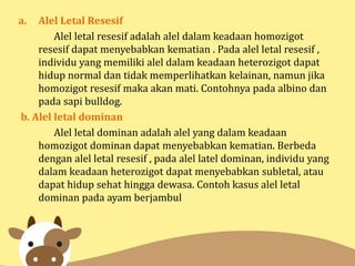Penyimpangan semu hukum mendel | PPTX