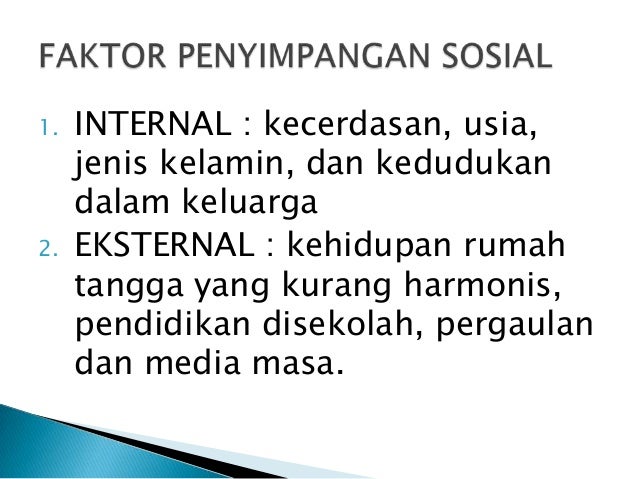 Penyimpangan sosial