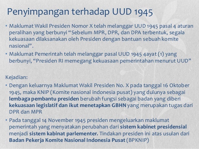 Bentuk Penyimpangan Pada Masa Demokrasi Terpimpin - Berbagi Bentuk Penting
