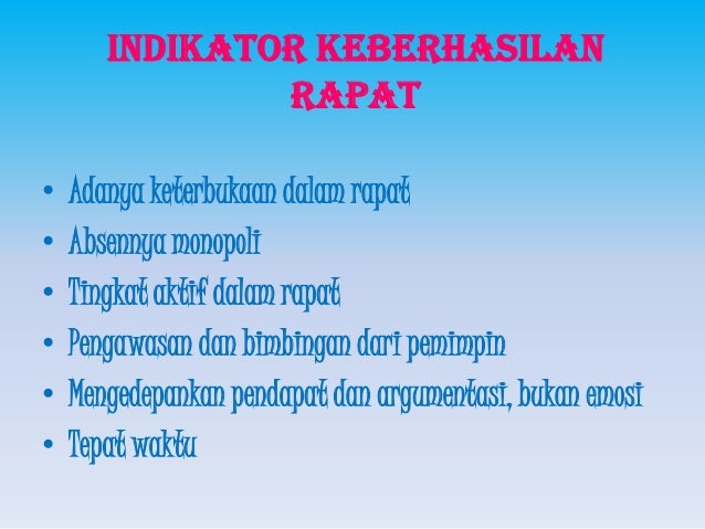 Mengelola rapat dan pertemuan-afifa-ppt