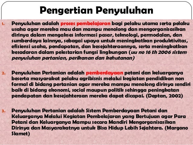 Contoh Program Penyuluhan Pertanian Deptan Contoh Program Penyuluhan Pertanian Deptan