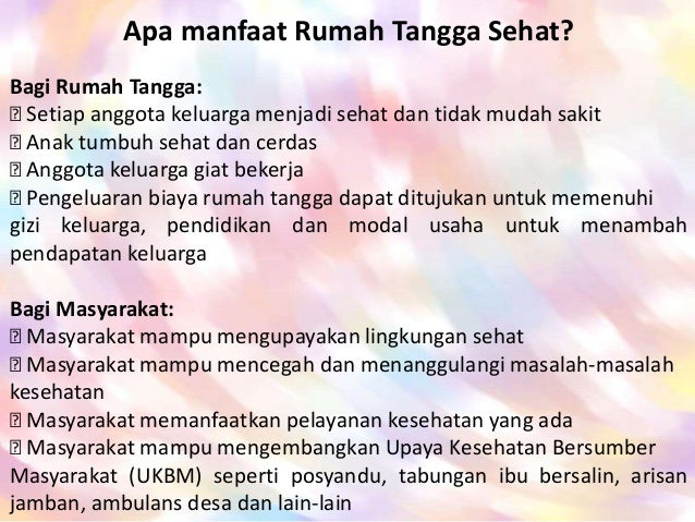 Penyuluhan PHBS di Rumah Tangga Bintaro Penyuluhan PHBS di Rumah Tangga Bintaro