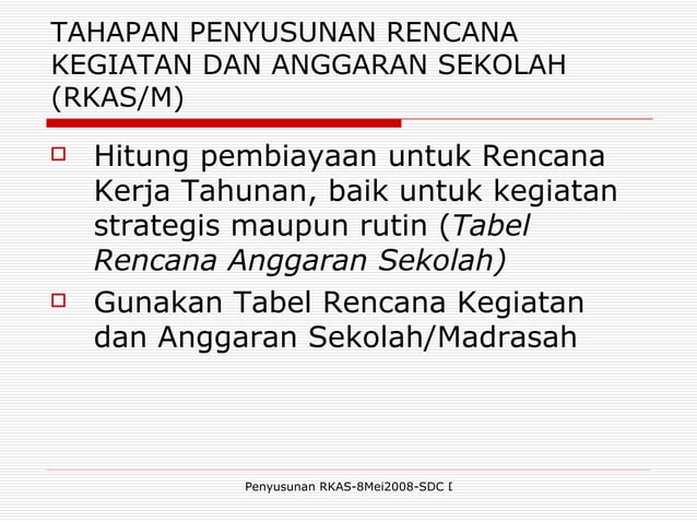 Penyusunan rkas-m | PPT