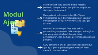 presentasi penyusunan e modul kurikul merdeka | PPTX