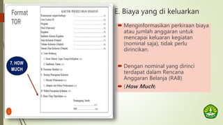 PENYUSUNAN KERANGKA ACUAN KERJA (KAK) TOR UNRI.pptx