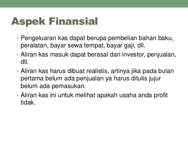 Penyusunan proposal bisnis