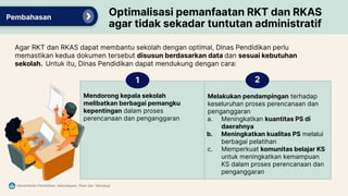Penyusunan RKT dan RKAS dalam manajemen di sekolah | PDF