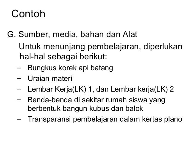 Penyusunan rpp pakem