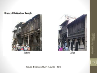 NPLANNINGTECHNIQUESAND
PRACTICES
Figure 4 Kolkata Slum (Source : TOI)
15
 