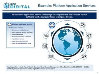 Applications Service Module Usmc PEO Digital - Transformation for Modern Service Delivery | PDF