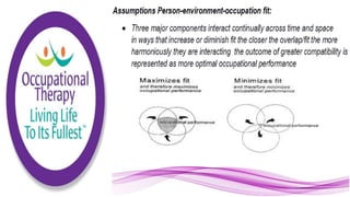 Applying the Person Environment Occupation Model to Practice