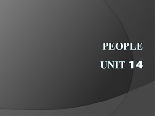 บทที่ 14 People