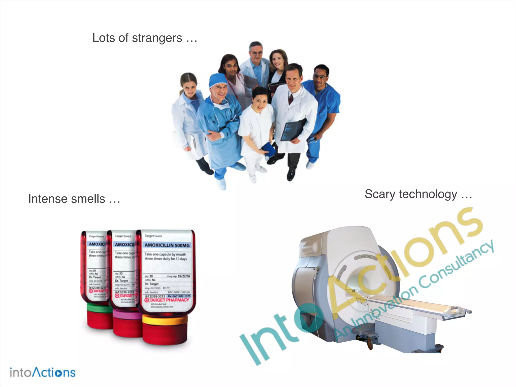 Lots of strangers …

Intense smells …

Scary technology …

 