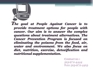 Breast Cancer Treatment- People Against Cancer