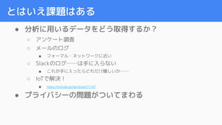 ȤϤn}Ϥ
 äǩ`ɤȡä뤫
 󥱩`{
 `Υ
 ե`ޥ?ͥåȥ`˽
 SlackΥ֤ʤ
 줬֤äɤҤ
 IoTǽQ
 https://include.bz/archives/11147
 ץ饤Х`Ά}ĤƤޤ
 