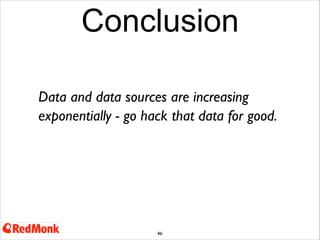 Looking Ahead

http://www.instabeat.me

46
Instabeat gives swimmers stats in their goggles as they swim
And subsequent download

 