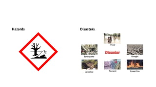 Hazards Disasters
 