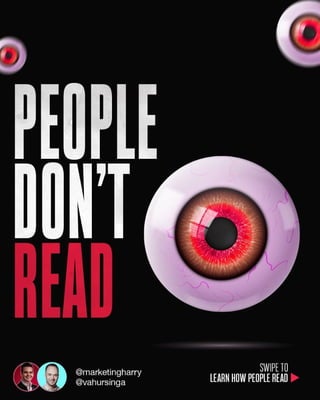 People Don't Read