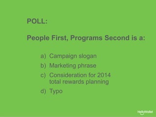 People first, programs second a new approach to total rewards | PDF