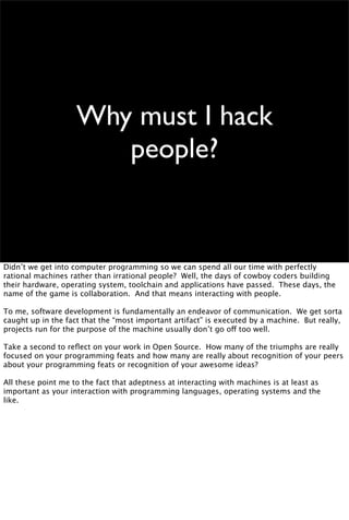 People Hacks