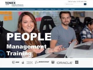 PEOPLE
Management
Training
 