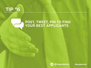 PeopleMatter: 20 Tips for Taking Your Hiring, Training and Scheduling to the Next Level Webinar