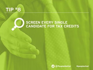 PeopleMatter: 20 Tips for Taking Your Hiring, Training and Scheduling to the Next Level Webinar