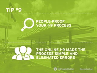 PeopleMatter: 20 Tips for Taking Your Hiring, Training and Scheduling to the Next Level Webinar