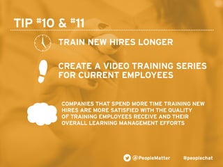 PeopleMatter: 20 Tips for Taking Your Hiring, Training and Scheduling to the Next Level Webinar