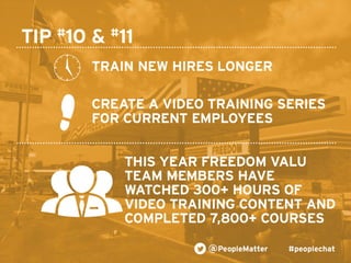 PeopleMatter: 20 Tips for Taking Your Hiring, Training and Scheduling to the Next Level Webinar