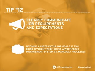 PeopleMatter: 20 Tips for Taking Your Hiring, Training and Scheduling to the Next Level Webinar
