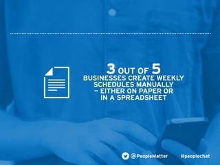 PeopleMatter: 20 Tips for Taking Your Hiring, Training and Scheduling to the Next Level Webinar