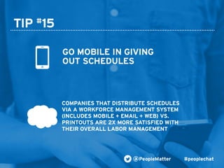 PeopleMatter: 20 Tips for Taking Your Hiring, Training and Scheduling to the Next Level Webinar