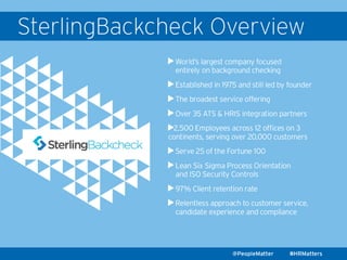 PeopleMatter: Background Checks Screening Series