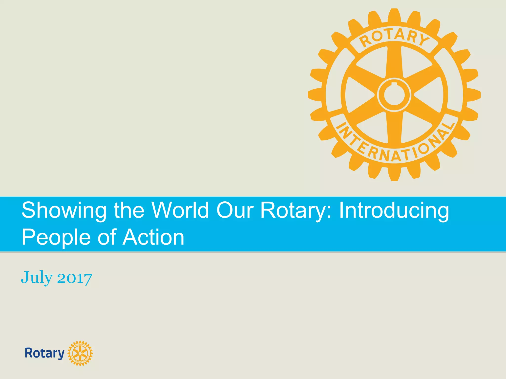 People of action campaign presentation | PPT