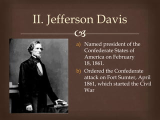 People of the civil war | PPTX