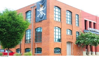 flying the skull flag,
 