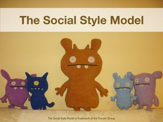 The Social Style Model




     The Social Style Model is Trademark of the Tracom Group
 
