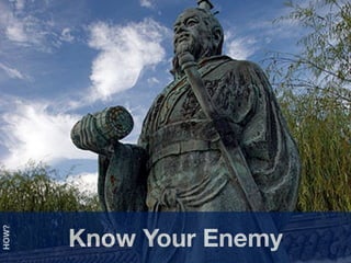 Know Your Enemy
HOW?
 