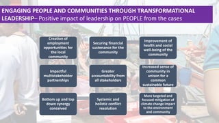 Building Transformational Leadership towards the SDGs - People | PPT