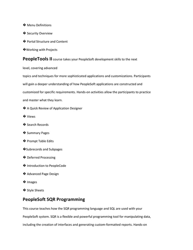 Peoplesoft Technical Docx