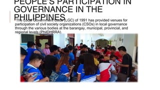 People's Participation in Governance | PPT