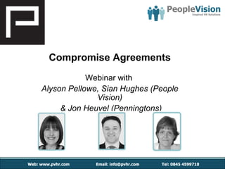 Compromise Agreements - With Penningtons and People Vision