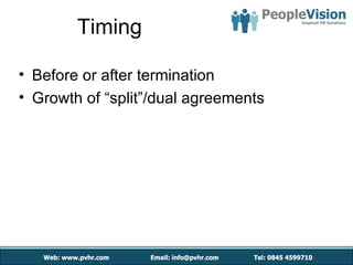Compromise Agreements - With Penningtons and People Vision