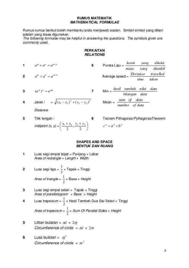 Bank Soalan Matematik Tingkatan 2  Contoh Soalan Nombor Nisbah
