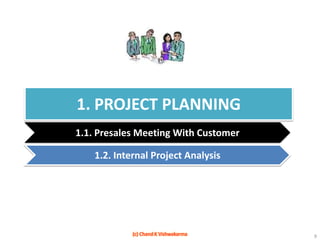 1. PROJECT PLANNING1.1. Presales Meeting With Customer1.2. Internal Project Analysis9(c) Chand K Vishwakarma
