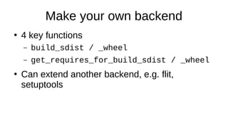 Python packaging: how did we get here, and where are we going? | PDF