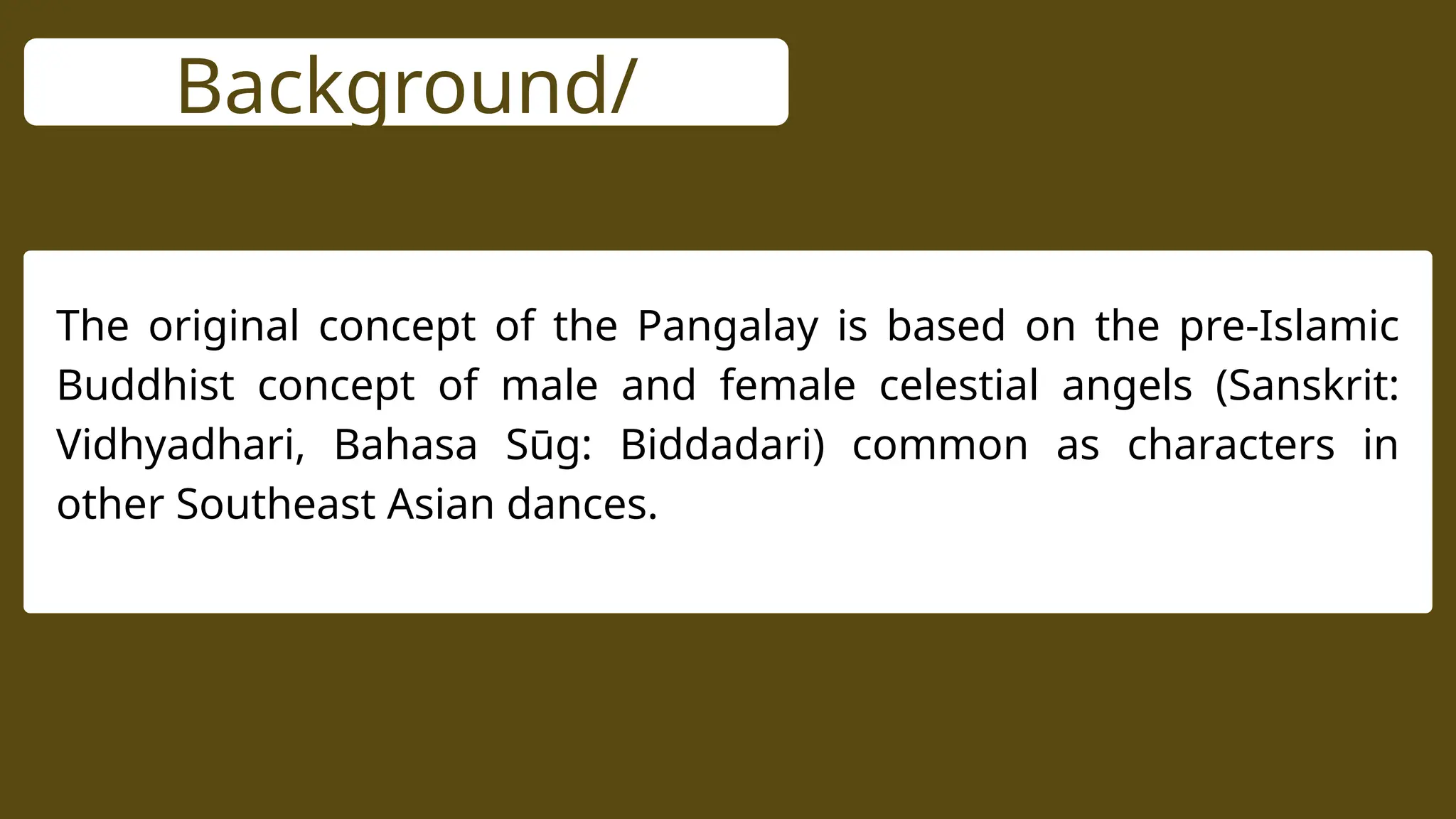Pangalay is a traditional dance in the PH. | PPTX