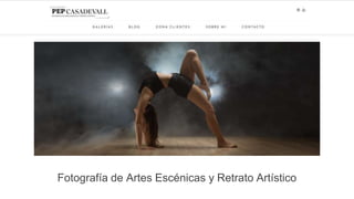 Fotografía de Artes Escénicas y Retrato Artístico
 