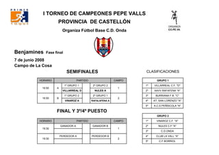 Pepe Valls Ben Jamin